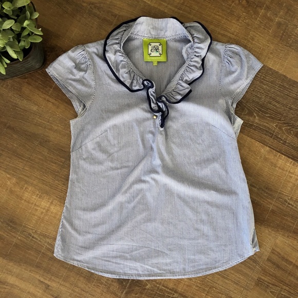 Elizabeth McKay the Elizabeth Shirt Striped